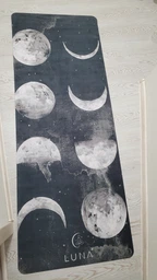Премиальный коврик для йоги Luna Yoga 1830х680х4 мм Moon (LunaYogaMatMoon)