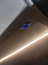 Выключатель сенсорный DIMAX 12V для LED ленты с диммером (индикатор голубой)
