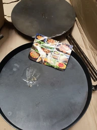 Сковорода SHOP-PAN из диска бороны 30 см с крышкой и чехлом в комплекте фото від покупців 5