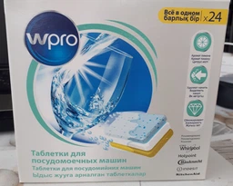 Таблетки TAB314 (24 шт) Wpro C00860155 для посудомийної машини фото від покупців 4
