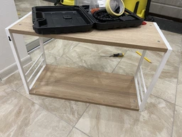 Книжкова полиця універсальна Ferrum-decor Стім 1 38x63x26 білий ДСП Дуб Артизан 16мм (XK00027) фото від покупців 2