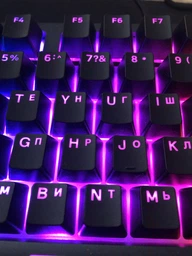 Клавіатура Hator Rockfall 2 Mecha TKL Orange USB Lilac (HTK-724) [92406] фото від покупців 16