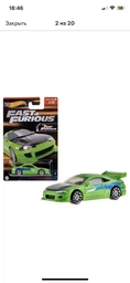 Тематическая машинка Hot Wheels Форсаж в ассортименте 1 шт (HNR88) фото от покупателей 5