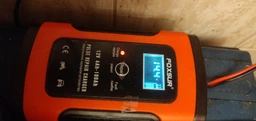 Зарядное устройство для автомобиля и мотоцикла FOXSUR 12V 5A импульсное зарядное устройство с ЖК-дисплеем Красный фото от покупателей 7