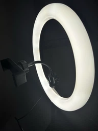 Профессиональная светодиодная LED цветная кольцевая лампа для селфи блогеров предметной сьемки 26 см для фото и видео со штативом фото от покупателей 7