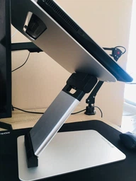 Підставка стєнд для ноутбуків і планшетів HQ-Tech Stabletron M18 Aluminum Laptop Stand Silver для MacBook підвищена стійкість для ноутбуків до 17 дюймів, складна конструкція(колір siilver) фото від покупців 2