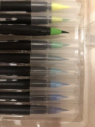 Фломастери-пензлики MAXI REAL BRUSH 18 кольорів (MX15231)