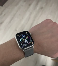 Металевий ремінець Fruct Milanese Loop Band для Apple Watch 42/44/45/46/49 mm Black фото від покупців 7