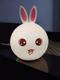 Дитячий нічник силіконовий Кролик Rabbit-Lamp нічна LED лампа на акумуляторі 5 кольорів підсвічування біло-рожевий фото від покупців 15