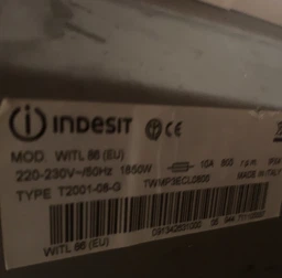 Крышка для стиральной машины Indesit (C00507866) фото от покупателей 5