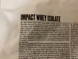Протеин Myprotein Impact Whey Isolate 2500 грамм Rocky Road