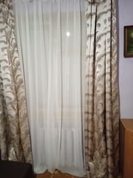 Тюль VR-Textil Лён Цвет белый 6х2.5м (43-007T) фото от покупателей 8