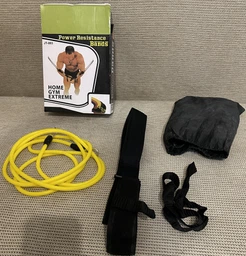 Набор эспандеров для фитнеса в чехле многофункциональный 5 жгутов Power Resistance Bands