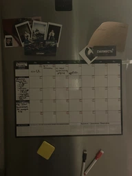 Магнітний планер на місяць ⬩ My Perfect Month Бізнес ⬩ LifeFLUX ⬩ А3 ⬩ чорно-білий