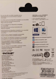 Карта памяти Patriot microSDXC EP Ser 512GB 10 UHS-I A1 W-80MB/s R-100MB/s +SD адаптер PEF512GEP31MCX фото от покупателей 5
