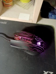 Мишка A4Tech Q81 Circuit Bloody Neon XGlide Black USB