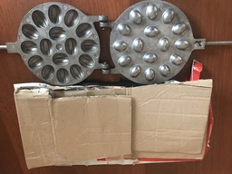 Форма для выпечки орешек на газу 16 орехов - Орешница - Форма для выпечки орешков со сгущенкой на газу - Форма для печенья орешки - Форма для выпекания орешков Corby 16 половинок фото от покупателей 5