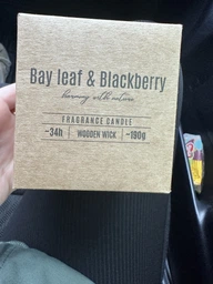Свеча ароматическая Bispol Bay leaf & Blackberry 40 часов