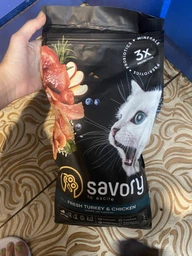 Сухой корм для котят Savory со свежим мясом индейки и курицы 2 кг фото от покупателей 10