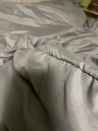 Комплект постельного белья Еней-Плюс Евро 200x220 см Luxe-0008 серый Microfiber (4820001331905) фото от покупателей 11