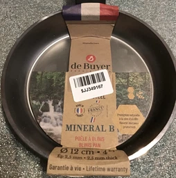 Сковорода для оладьев De Buyer профессиональная Mineral B Element 12 см (5612.12) Индукция фото от покупателей 6