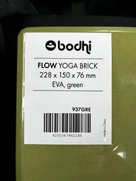 Блок для йоги Flow Brick Bodhi 22.8x15x7.6 cм темно-синий