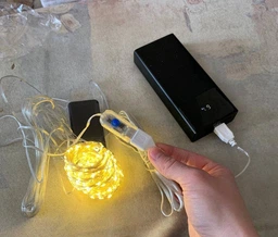 Гірлянда штора LED з пультом та USB 3х2 метри (ширина/висота) 200 LED теплий БЕЗ гачків (338588) фото від покупців 9