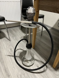 Кальян GORILLA Full Set Silver на колбе Drop Clear 60 см + Калауд в подарок фото от покупателей 5