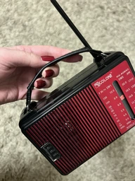 Радіоприймач FM Golon RX-A08AC від мережі 220 або батарейок R20 Red фото від покупців 9
