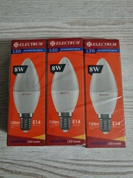 Светодиодная лампа ELECTRUM С38 8W E14 4000K Perfect LC-32 (A-LC-1429) фото от покупателей 6