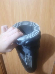 Килимок для йоги TPE+TC EasyFit ECO-Friendly 6 мм синій з блакитним (мат-каремат спортивний, йогамат для фітнесу, пілатесу)