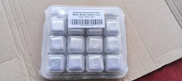 Кубики для виски и других напитков Moltis металлические Серебро + щипцы Whiskey Stones SILVER 12 шт 10054