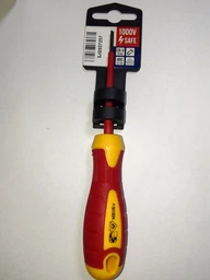 Отвертка Molder шлицевая диэлектрическая VDE 1000В, SL2.5x75mm (MT35001)