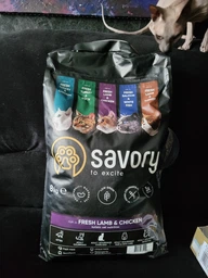 Сухой корм Savory Fresh Lamb & Сhicken для кастрированных котов с мясом ягненка и курицы 400 г