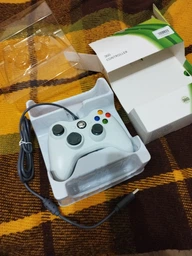 Дротовий геймпад джойстик для Xbox 360 і ПК Білий фото від покупців 5
