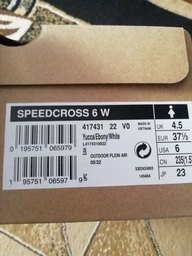 Кроссовки Salomon SPEEDCROSS 6 W 41.5 (7,5 UK) 26.5 см зеленый s475820-7,5