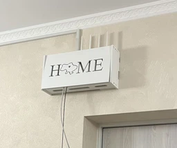 Полиця для роутера Wi-Fi HOME коробка 40*20*10 см Біла фото від покупців 3