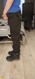 Штаны джогеры на флисе детские 158р черные (дж-ч-фл) фото от покупателей 8