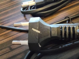Кабель живлення 220V 1.8m Voltronic 0.75 мм CEE 7/16 - IEC C7 2-х контактний Сірий (21283) фото від покупців 3
