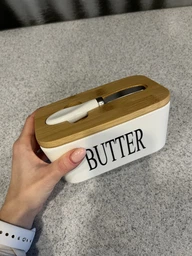 Маслянка з ножем "Butter" 0480/O8030-144 фото від покупців 2