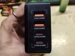 Зарядное устройство ColorWay Power Delivery GaN (2USB-A + 2USB TYPE-C) (100W) black (CW-CHS041PD-BK) (353895) фото от покупателей 6