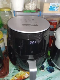 Аэрофритюрница Silver Crest S-18, 6л, 2400Вт, сенсорное управление, антипригарное покрытие, до 200°C фото от покупателей 10