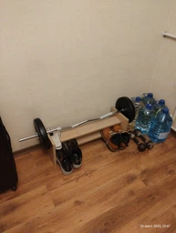 Гриф для штанги EasyFit W-подібний 1.2 м, Ø 25 мм слабовигнутий