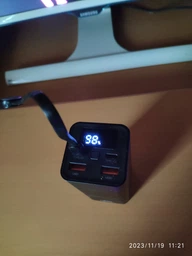Батарея універсальна XO 20000mAh, PD/65W for laptop, QC/22.5W, black (PB97_Black) (BR817545350) фото від покупців 1