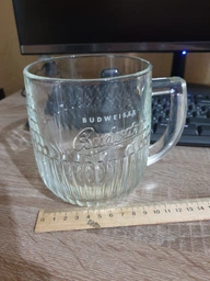 Подарочный набор пива Budweiser светлое фильтрованное 5% 0.5 л x 4 шт. + кружка 0.5 л (8594403707380) фото от покупателей 5