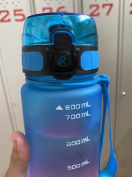 Пляшка для води Optima Gradient 800 мл Рожева із зеленим (O51945) фото від покупців 1