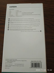 USB-хаб Ugreen CM511 5-в-1 USB-C > HDMI / 3xUSB 3.0 / PD 100W 4K-60Гц Темно-сірий (15597) фото від покупців 3
