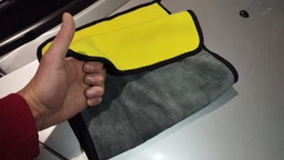 Універсальний двосторонній авторушник автомобільна мікрофібра ганчірка для авто Bodasan 30x60см (WC60)