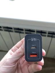 Зарядний пристрій Essager 33W GaN PD USB-C+USB-A фото від покупців 16