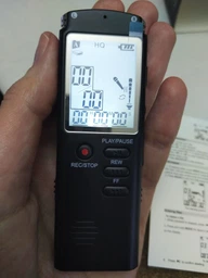 Диктофон цифровий з активацією голосом Volemer T60 Mp3, VOX, 15 годин запису 16 Гб
